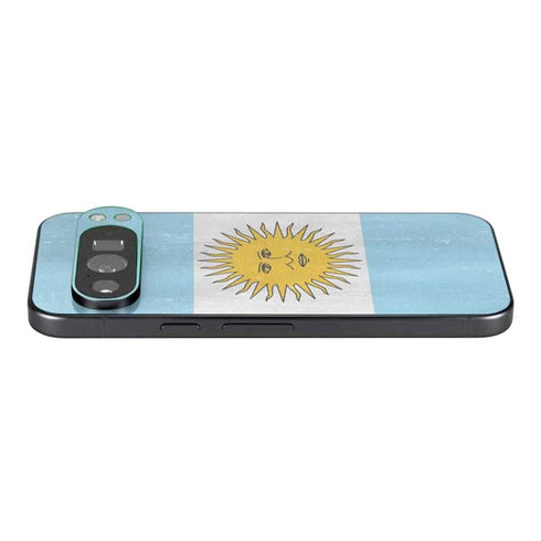Argentina Flag Distressed Pixel 9 Pro XL Skin